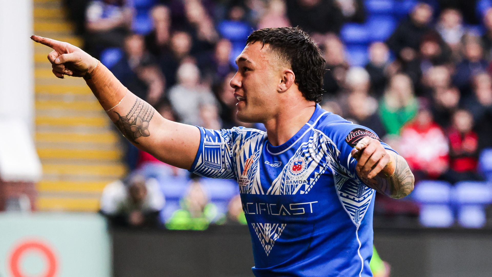 Samoa stun Tonga to set up England rematch in World Cup semis