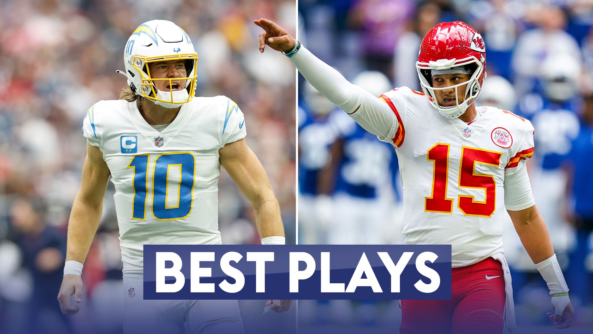 Herbert vs Mahomes | Best Plays