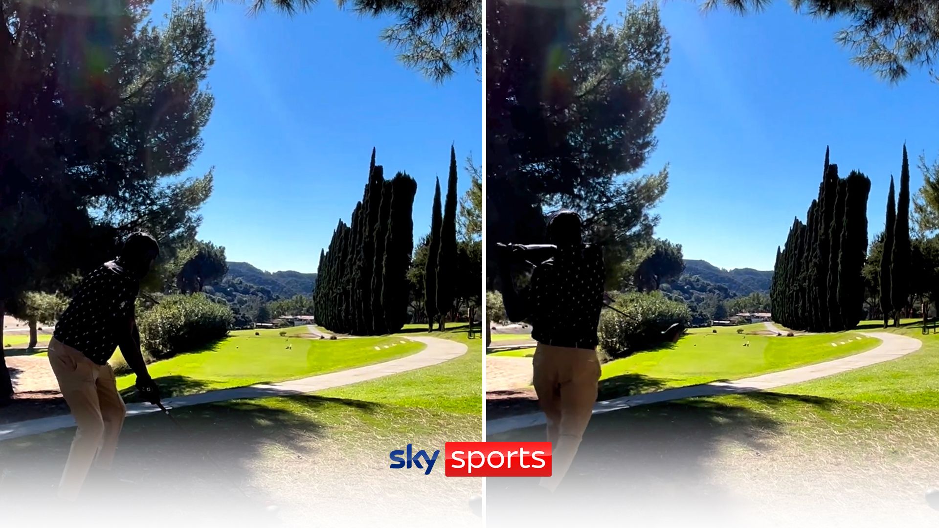 Bronze Bomber bombs it off the tee! Wilder takes up golf!SkySports | Information