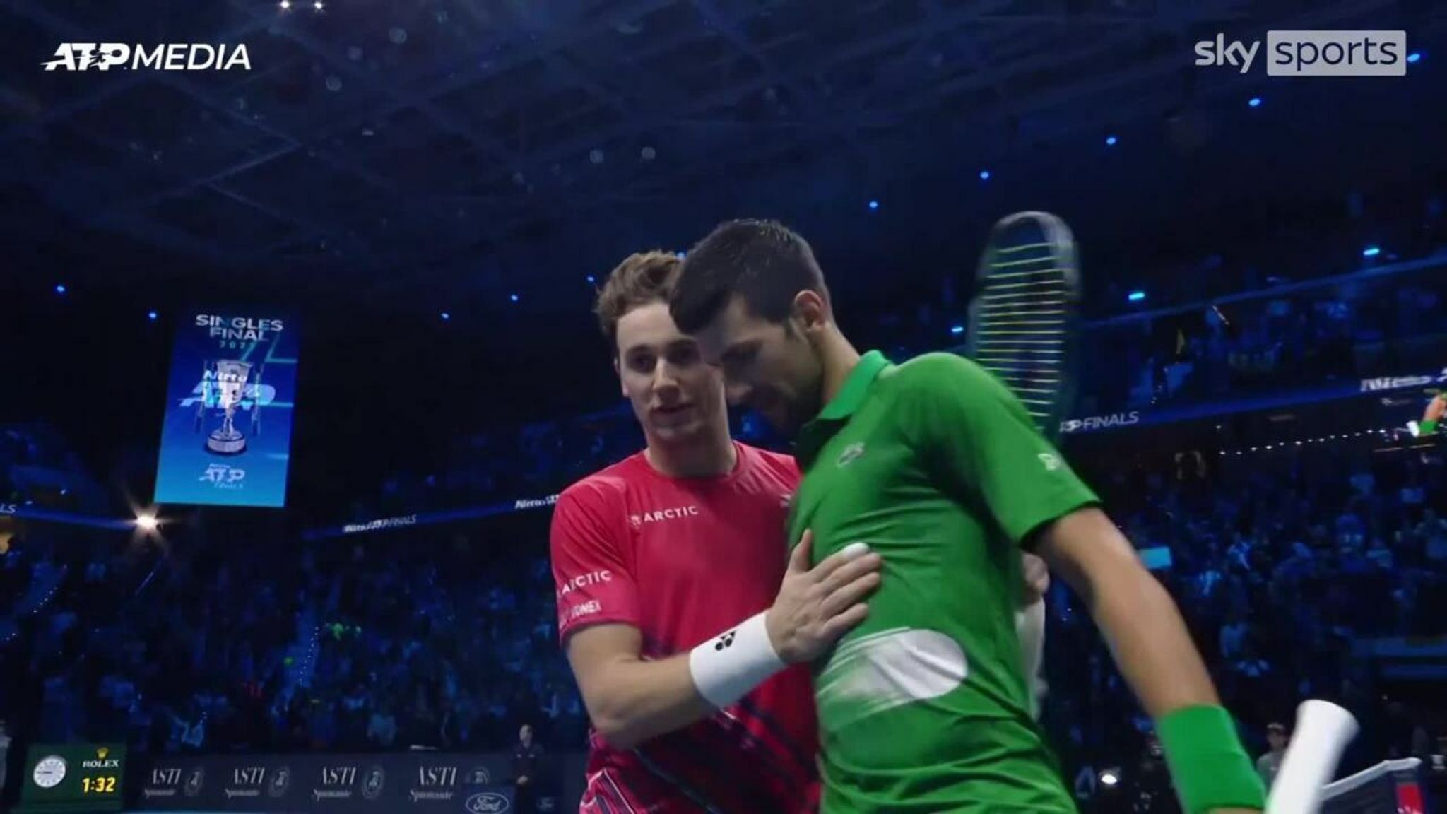 Novak Djokovic beats Casper Ruud to clinch sixth ATP Finals title Tennis News Sky Sports