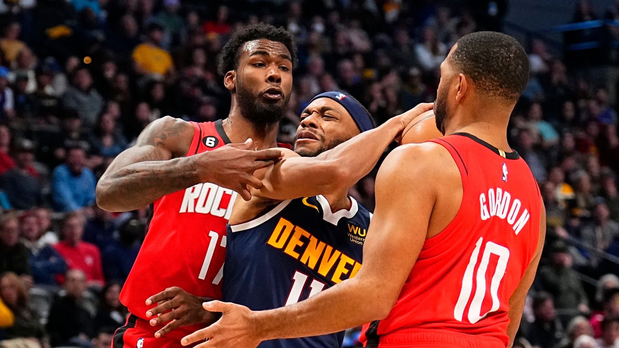 PHOTOS: Denver Nuggets defeat Houston Rockets 105-95 – The Denver Post