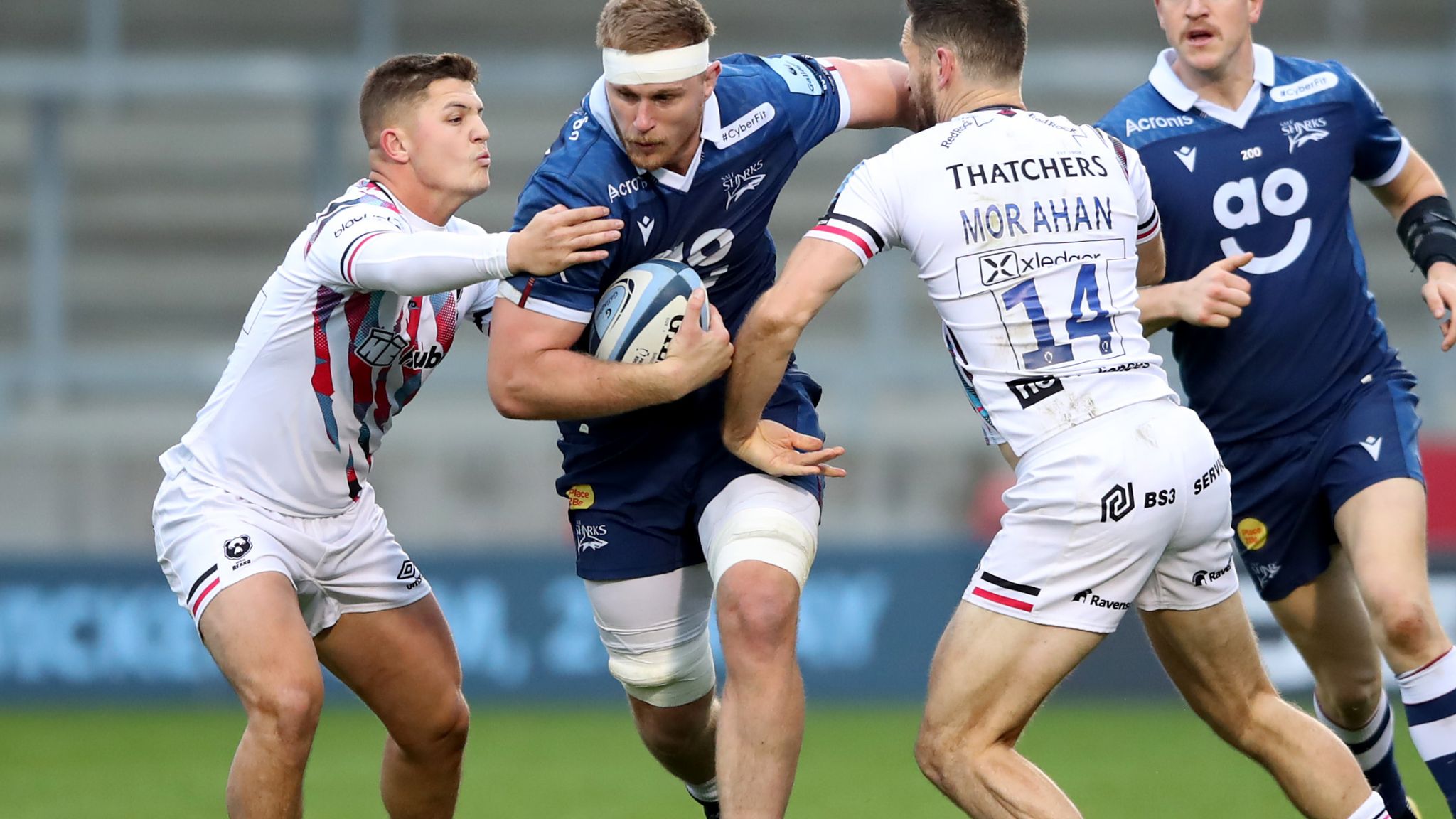 Sale Sharks 25-20 Bristol Bears Hosts continue fine Gallagher Premiership start as Du Preez brothers combine Rugby Union News Sky Sports
