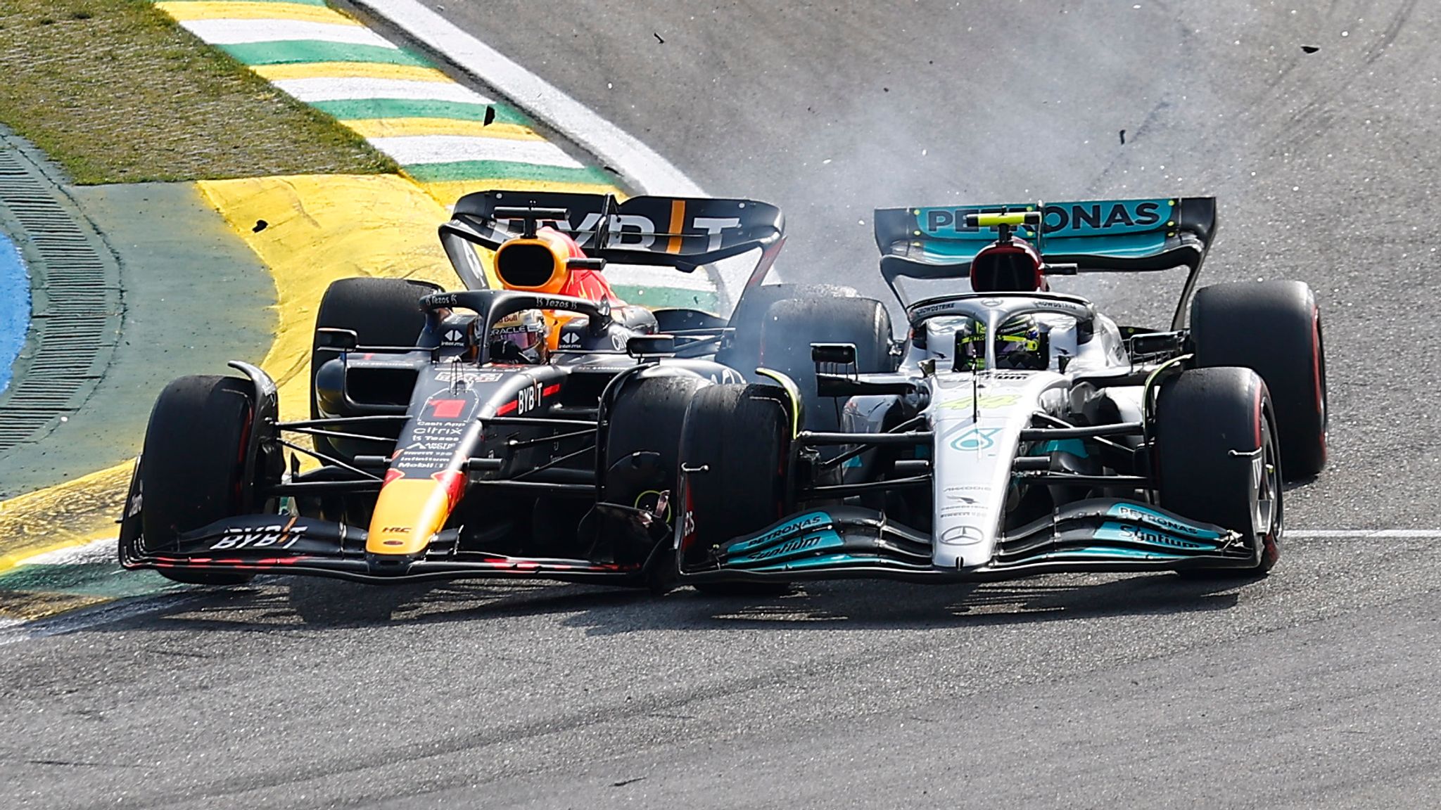 Sao Paulo Grand Prix Lewis Hamilton not concerned about racing with Max Verstappen in future after collision F1 News