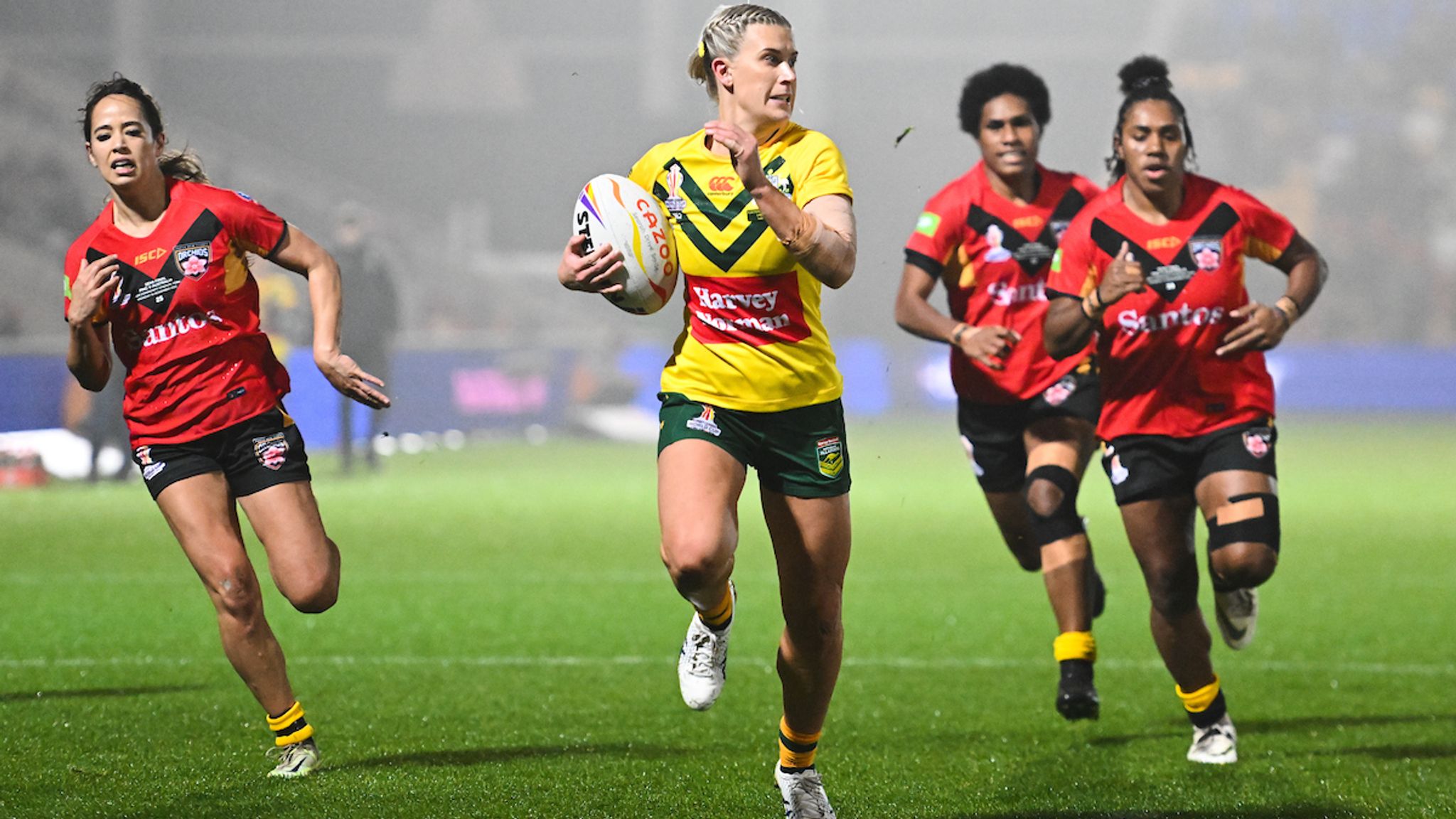 Women's Rugby League World Cup: Australia cruise into final after ...