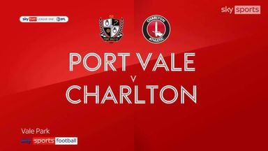 Port Vale 1-0 Charlton