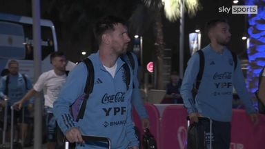 Messi and Argentina arrive in Doha