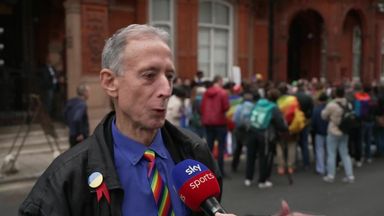 'Infantino comments are outrageous' LGBT+ protest outside Qatar embassy