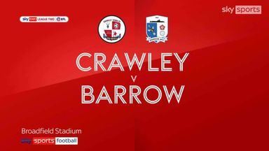 Crawley 1-0 Barrow 