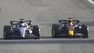 Russell finally snatches lead from Verstappen