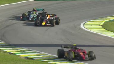 Sainz and Hamilton pass Verstappen - World Champion down to fourth