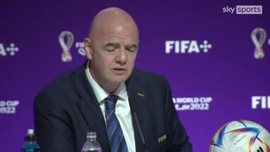 Infantino: Everyone has the right to cheer for who they want