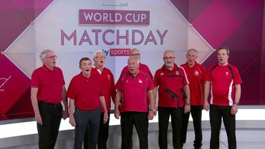 London Welsh Male Voice Choir sings ahead of USA match