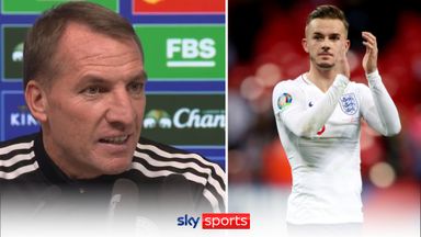 Rodgers: Maddison has shown he's good enough for England