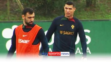 Ronaldo and Fernandes train together ahead of World Cup