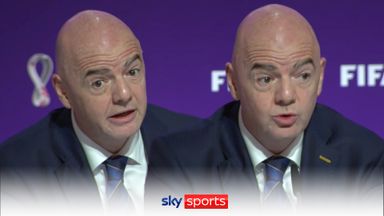 Infantino in bizarre speech: 'Today I feel Qatari, I feel gay, I feel disabled'