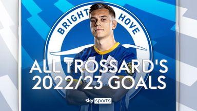 Trossard signs for Arsenal | All of his PL goals this season