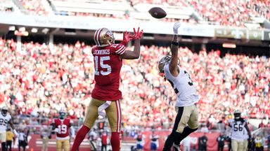 Watch: 49ers WR Jauan Jennings hauls in tipped pass for TD vs. Saints