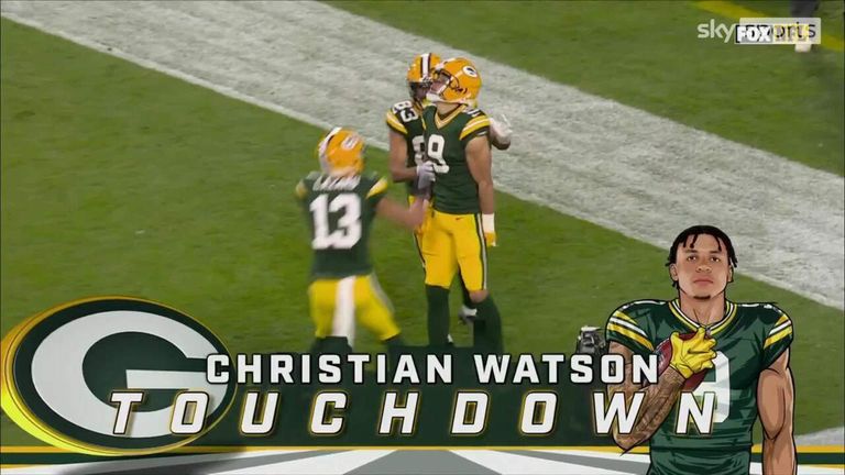 Hat-trick TD! Christian Watson catches third TD