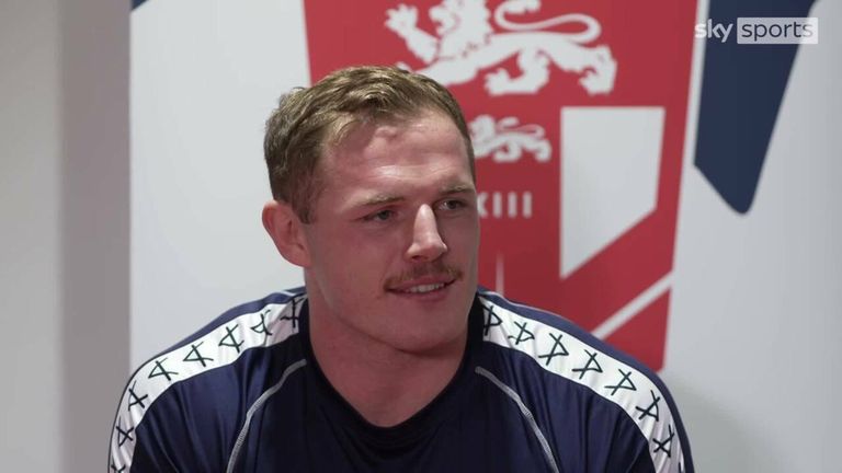 England prop Tom Burgees joked that he'll be kicked out of the front-rowers union if he scores any more tries after scoring four in four games at the Rugby League World Cup.