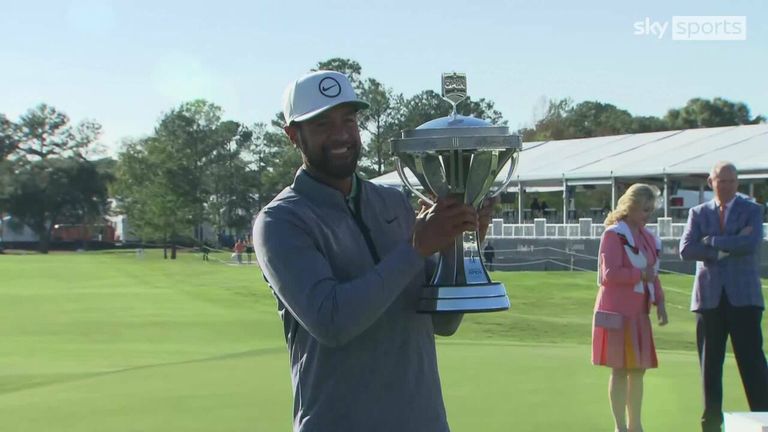 Highlights from the final round of the Houston Open at Memorial Park Golf Course.