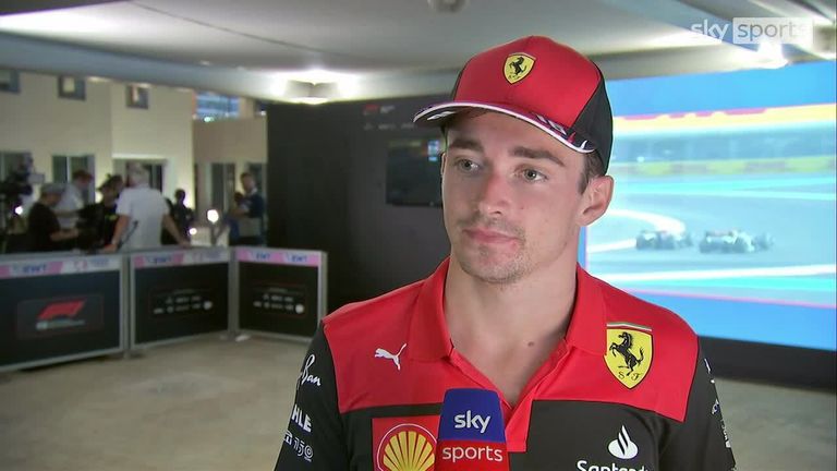 Ferrari's Charles Leclerc, who finished second in the standings, says he is very proud of his team for coping with the external pressure coming into the weekend.