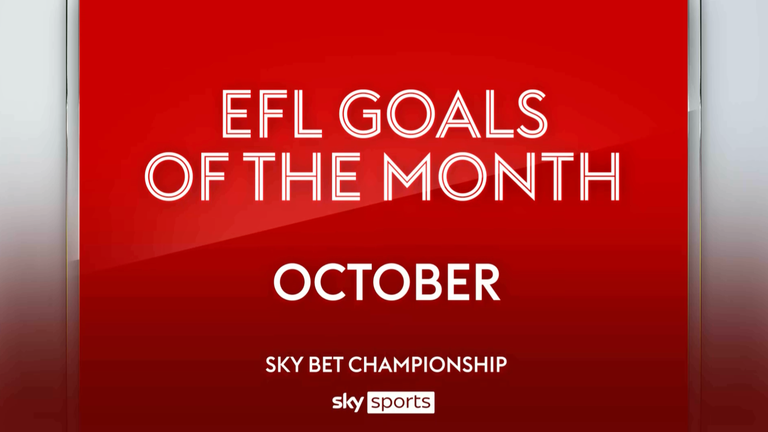 Thumb EFL Champ goals of the month for October 2022