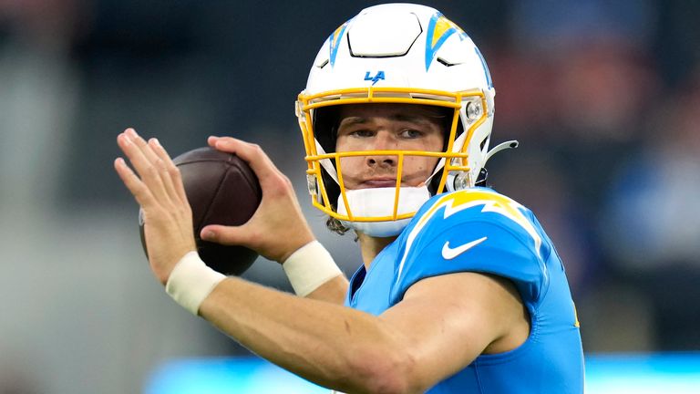 Chargers quarterback Justin Herbert created two touchdowns in his side's defeat