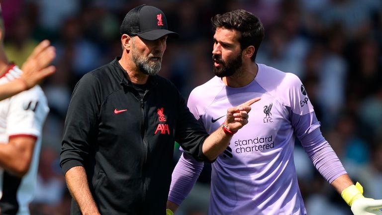 Alisson's performances have been described as 'exceptional' by Jurgen Klopp