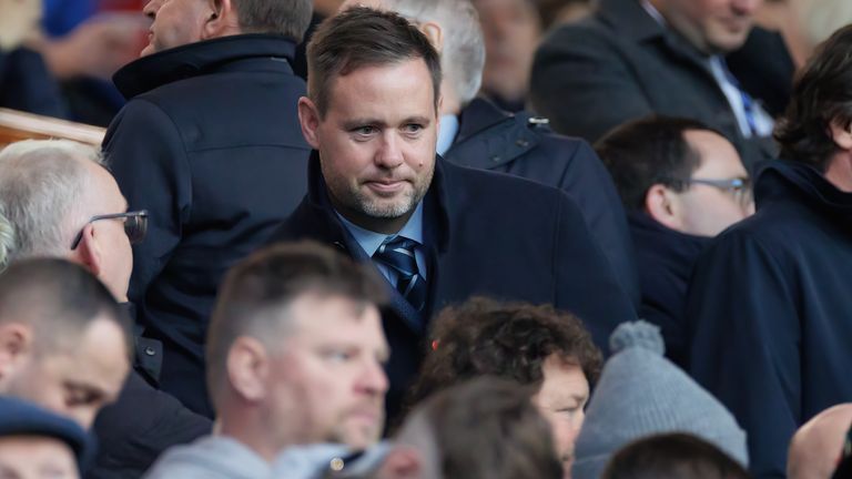 Beale regresó a Ibrox para ver a los Rangers contra Aberdeen el mes pasado.