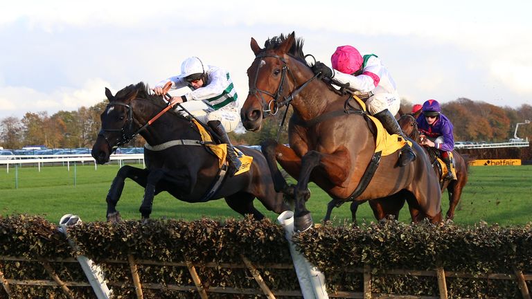 Botox Has on the way to winning the Betfair Exchange Stayers' Handicap Hurdle