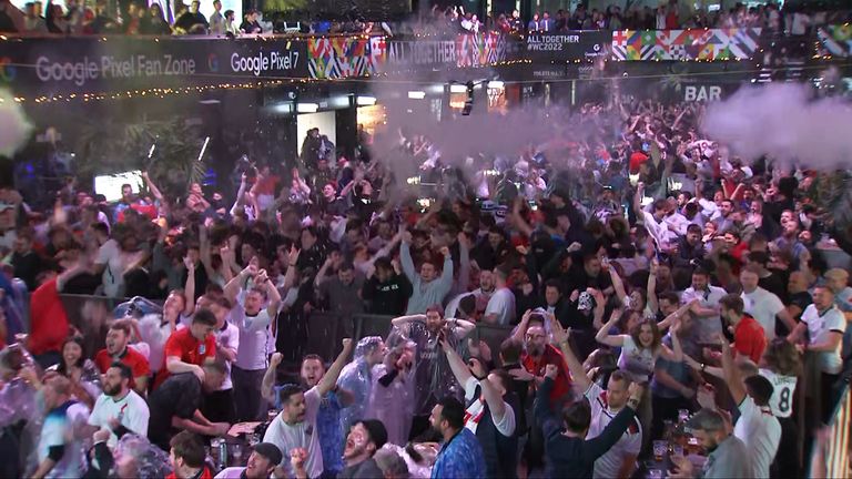 Wembley BOXPARK celebrations - Rashford&#39;s 2nd