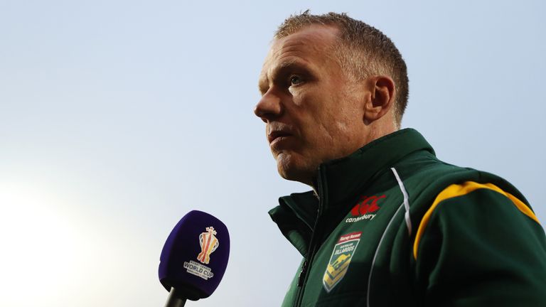 Australia head coach Brad Donald has rotated his squad, bringing in seven players