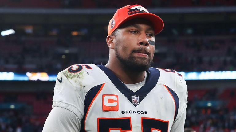 The Dolphins have traded for Broncos star Bradley Chubb