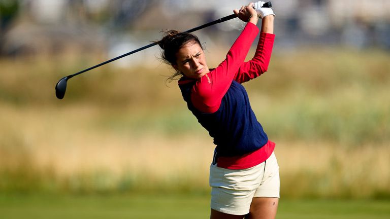The 17-year-old amateur has set herself as the one to beat heading into the weekend. 