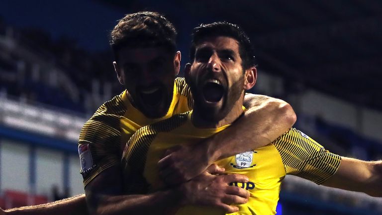 Ched Evans' double saw Preston to victory on Friday