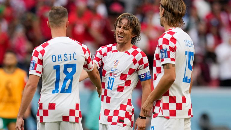 Croatia were unable to find a way past Morocco