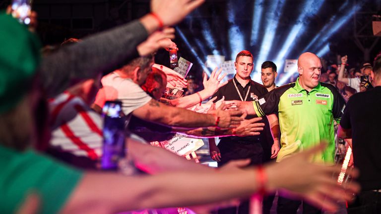 Van Gerwen  (Kieran Cleeves/PDC)