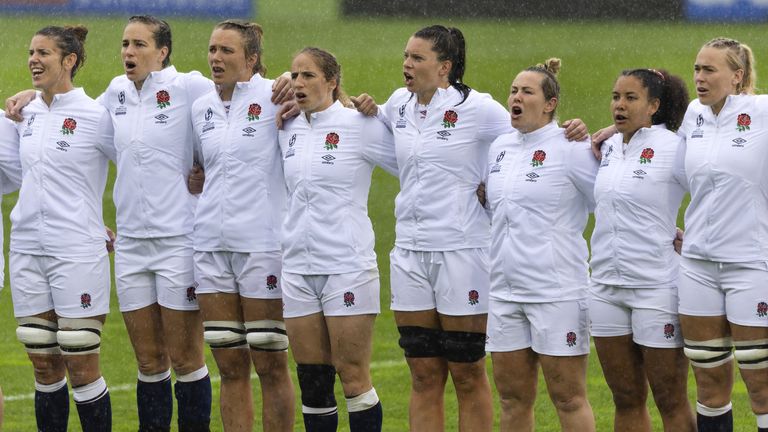 England's Emily Scarratt and Ellie Kildunne look forward to a 'historic battle' on Saturday as they prepare to take on New Zealand in the Rugby Women's World Cup final.