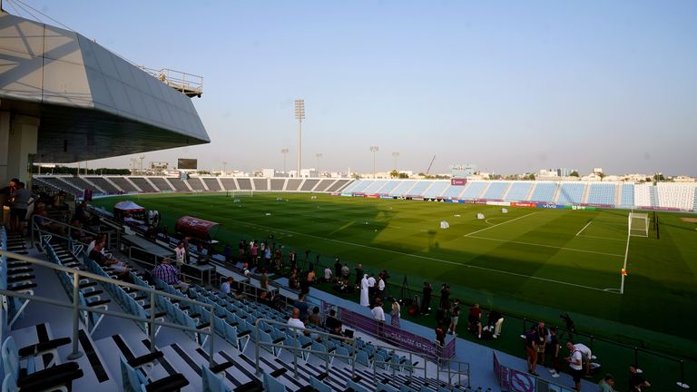 The Al Wakrah Sports Club where England will train during the FIFA World Cup, 