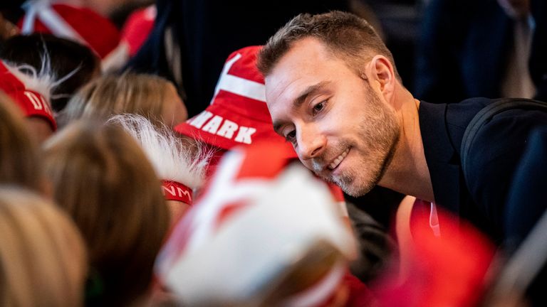 Christian Eriksen is set for play his first tournament game for Denmark since his cardiac arrest at Euro 2020
