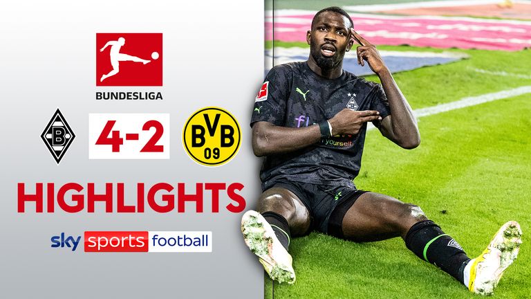 Highlights of Borussia Monchengladbach against Borussia Dortmund in the Bundesliga.