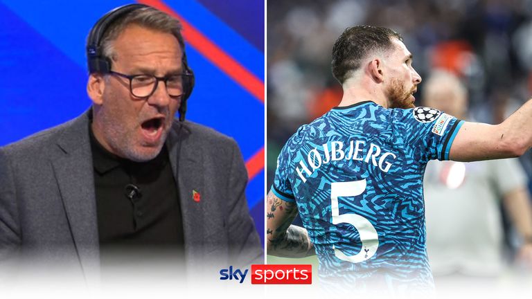 Paul Merson reacts to Tottenham's late win away in Marseille which sent them through to the knockout stages of the Champions League as group winners.