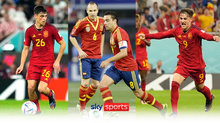 The performances of Spanish youngsters Pedri and Gavi had some comparing them to Spain's great midfielders, Xavi and Iniesta.