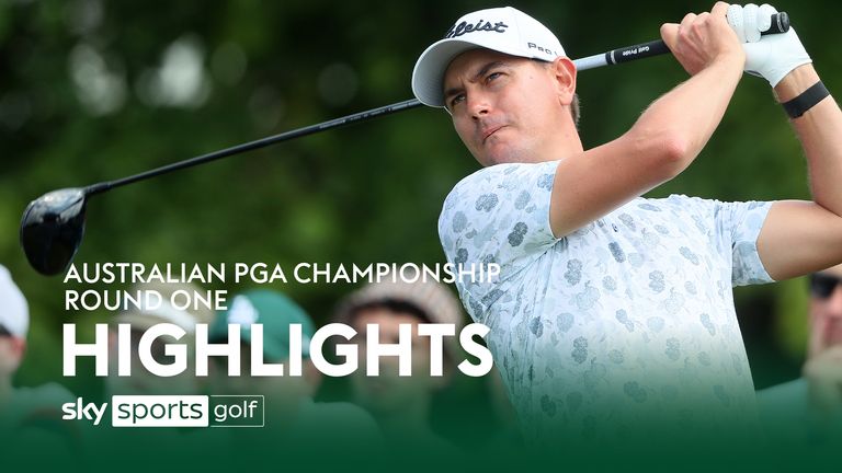 Highlights of the opening round of the Australian PGA Championship