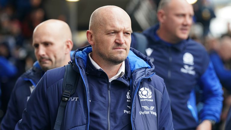 Gregor Townsend shared the disappointment he felt after the Test loss