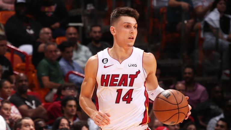 Whistle on X: Tyler Herro pushing for an NBA Finals Game 2 return? 👀   / X