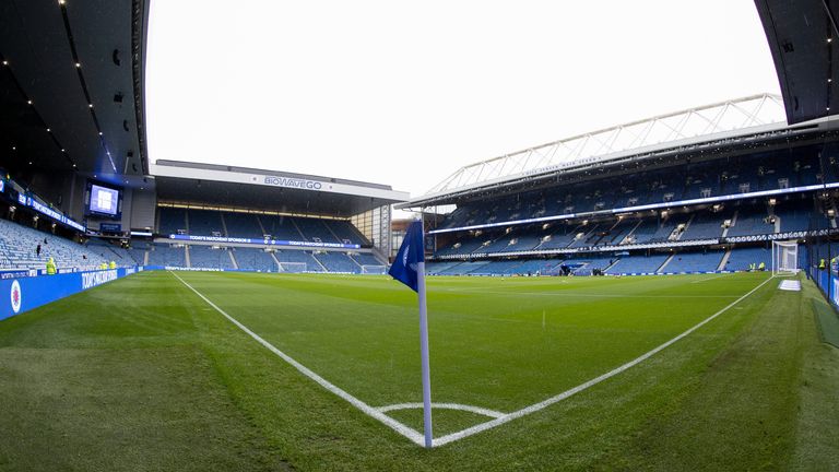 GLASGOW, SCOTLAND - OCTOBER 29: The general view before the decisive Premier League game between Rangers and Aberdeen at Ibrox Stadium, on October 29, 2022, in Glasgow, Scotland.  (Photo by Alan Harvey / SNS Team)