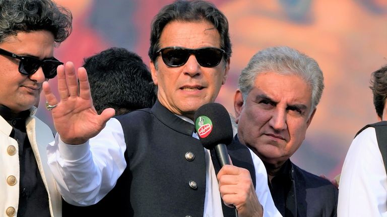 Pakistan&#39;s former Prime Minister Imran Khan