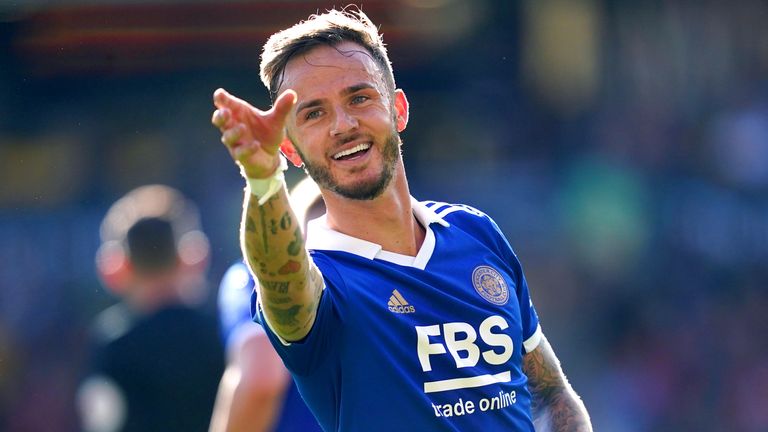 James Maddison has named in England's World Cup squad for Qatar