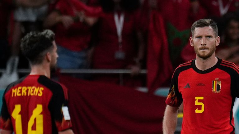 Belgium's Jan Vertonghen was in feisty mood after their defeat to Morocco